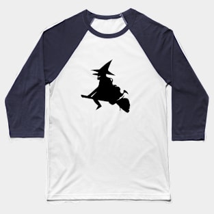 Witch flying in the sky Baseball T-Shirt